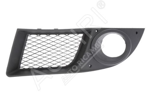 Front bumper grille Fiat Doblo 2005-2010, foglamp frame left