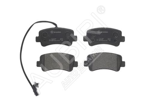 Brake pads Renault Master since 2010 rear, 1-sensors, 128 mm