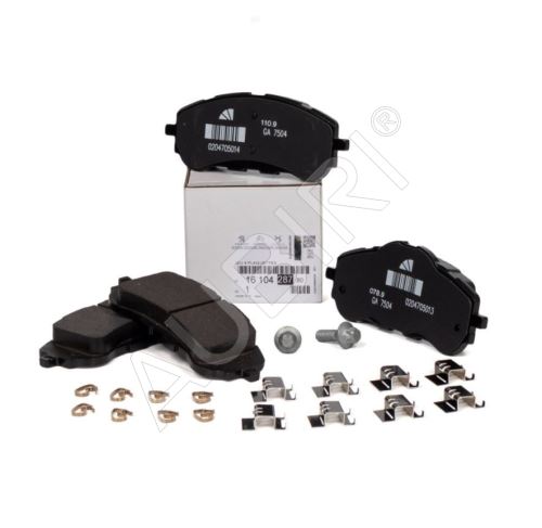 Brake pads Citroën Berlingo, Peugeot Partner since 2018 front, without sensor
