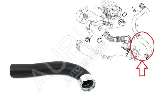 Charger Intake Hose Renault Master since 2010 2.3 dCi FWD from turbocharger to interco