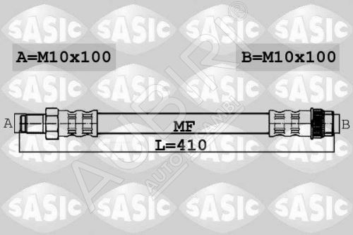 Brake hose Renault Trafic 2001– front L/R 410mm