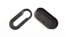 Car key cover Fiat Ducato, Jumper, Boxer since 2006 - without buttons, black (1)