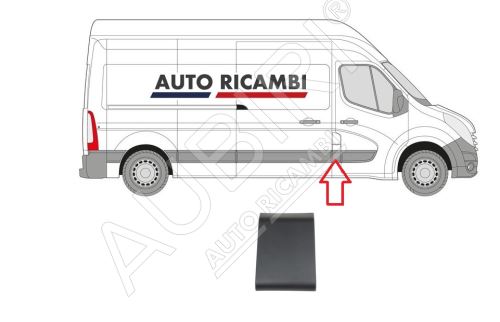 Protective trim Renault Master since 2010 right, behind the front door, B-column