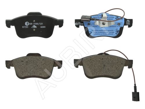 Brake pads Fiat Doblo since 2010, Combo 2011-2018 front, 2-sensors, system ATE