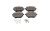 Brake pads Citroën Berlingo, Peugeot Partner since 2018 front, without sensor