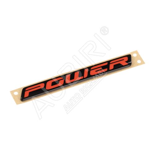 Emblem "Power" Fiat Ducato since 2018