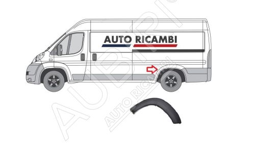 Protective trim Fiat Ducato since 2006 left, fender trim