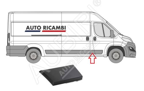 Protective trim Fiat Ducato since 2014 right behind the front door