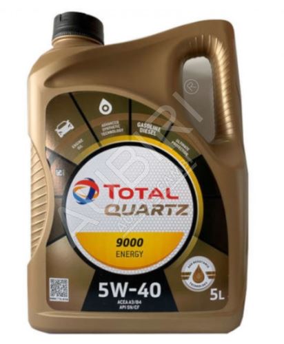 Engine oil Total Quartz ENERGY 9000 5W40 5L