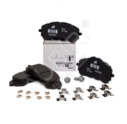 Brake pads Citroën Berlingo, Peugeot Partner since 2018 front, without sensor