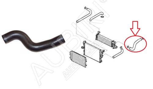 Charger Intake Hose Iveco Daily since 2011 2.3 from intercooler to intake manifold