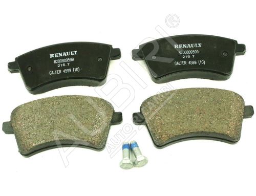 Brake pads Renault Kangoo since 2008 front, long, 15/16" wheels