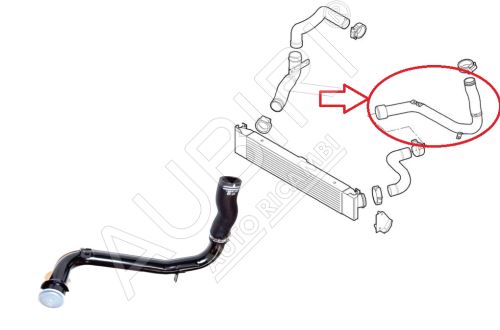 Charger Intake Hose Fiat Ducato since 2006 3.0 from turbocharger to intercooler