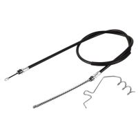Handbrake cable Ford Transit 2000-2006 rear, left, 1587/1297 mm
