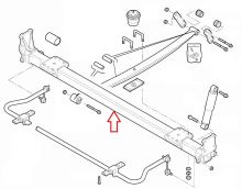 Rear axle Fiat Ducato, Jumper, Boxer since 2006 - light