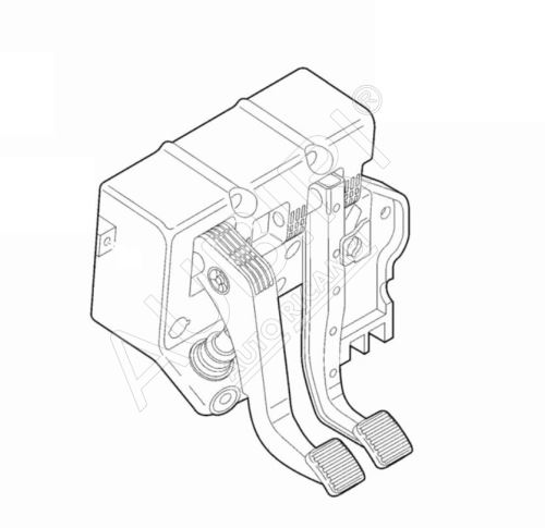 Pedal system Fiat Ducato 2014- 2.0 JTD