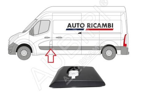 Protective trim Renault Master since 2010 left, behind the front door, B-column