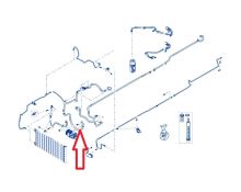 Air con hose Renault Trafic since 2014, Vivaro 2014-2019 from the compressor (1)