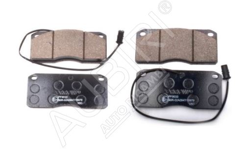 Brake pads Iveco EuroCargo since 1991 80E-100E front/rear