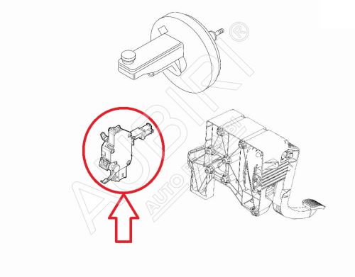 Clutch pedal sensor Fiat Ducato since 2021 - KEYLESS