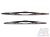 Wiper blades Fiat Doblo 2000-2016 set 530/450 mm