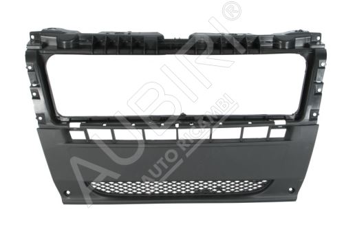 Front bumper Fiat Ducato 2006-2014 in the middle, with grille (dark grey)