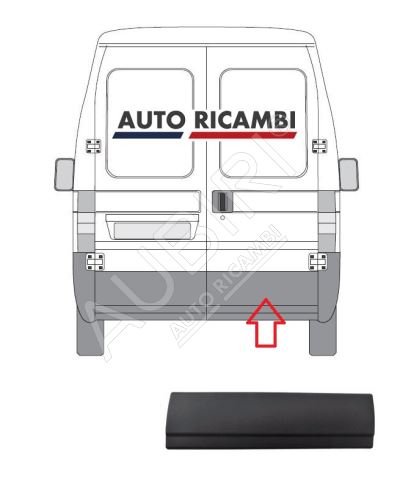 Protective trim Fiat Ducato 2002-2006 rear, right door