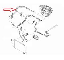 Air con hose Fiat Scudo, Jumpy, Expert 2007-2016 2.0D (1)