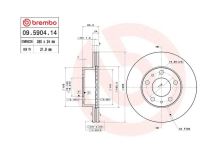 Brake disc Fiat Ducato since 1996 front Q11/15, 280 mm (2)