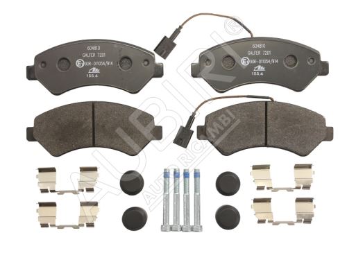 Brake pads Fiat Ducato since 2006 front Q17H, 2-sensors, with accessories