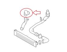 Charger Intake Hose Fiat Ducato 2006-2011 2.2 from intercooler to throttle (2)