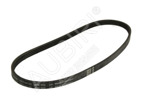 Drive Belt (V-Belt) Iveco Daily, Fiat Ducato since 2002 2.3D for A/C, flexible