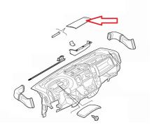 Upper compartment cover Fiat Ducato 250 2011 right (1)