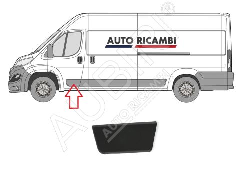 Protective trim Fiat Ducato since 2014 left, front door