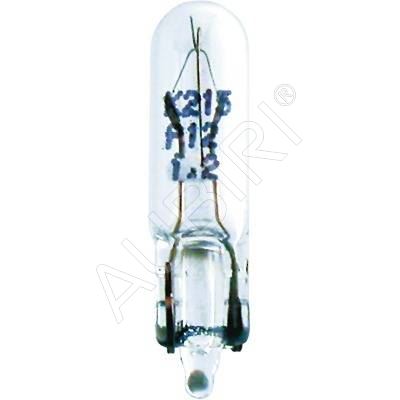 The bulb 24V 1.2W W2X4,6D