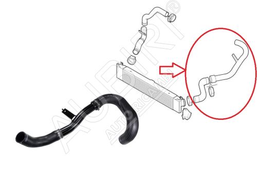 Charger Intake Hose Fiat Ducato since 2006 2.3 from turbocharger to intercooler