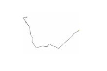 Power steering hose Ford Transit 2006-2010 FWD, from steering to tank