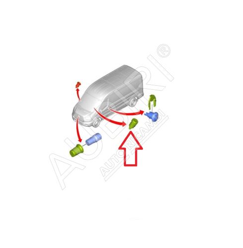 Ignition barrel Ford Transit since 2014, Transit Custom since 2012