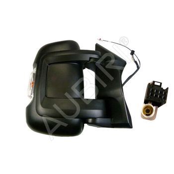 Rear View mirror Fiat Ducato since 2011 right short electric, 16W with antenna AM/FM