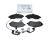 Brake pads Fiat Scudo 2007-2016 1.6/2.0D front, 1-sensor, with accessories