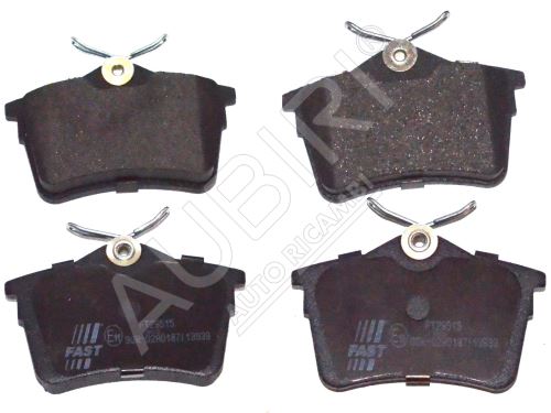 Brake pads Citroën Berlingo, Partner 2008-2018 rear, with accessories