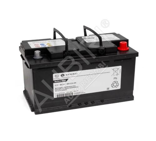 Battery 12V 80Ah/800A Fiat Talento 2016-2021, L4 AGM