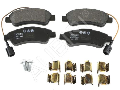 Brake pads Fiat Ducato since 2011 rear, 2-sensors, with accessories, typ BOSCH