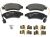 Brake pads Fiat Ducato since 2011 rear, 2-sensors, with accessories, typ BOSCH
