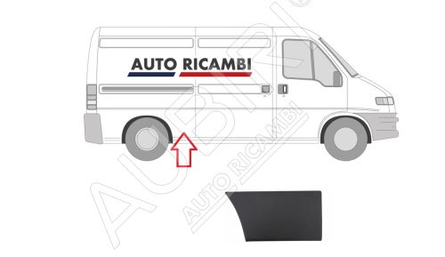 Protective trim Fiat Ducato 2002-2006 right, in front of the rear wheel