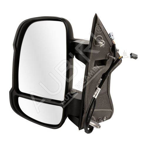 Rear View mirror Fiat Ducato 2006-2011 left short 80 mm, foldable with sensor 16W, 12-PIN