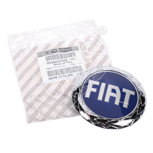 Emblem FIAT Doblo 2005-2010 front blue 95 mm