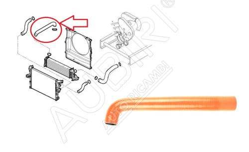 Charger Intake Hose Iveco Daily since 2011 3.0 from turbocharger to intercooler