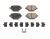 Brake pads Citroën Berlingo, Partner since 2018, Doblo since 2022 rear