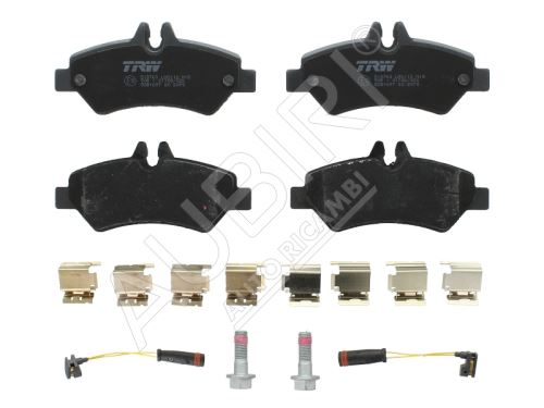 Brake pads Mercedes Sprinter (906), Crafter since 2006 rear, with accessories